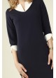 TREND ELBİSE - LACİVERT